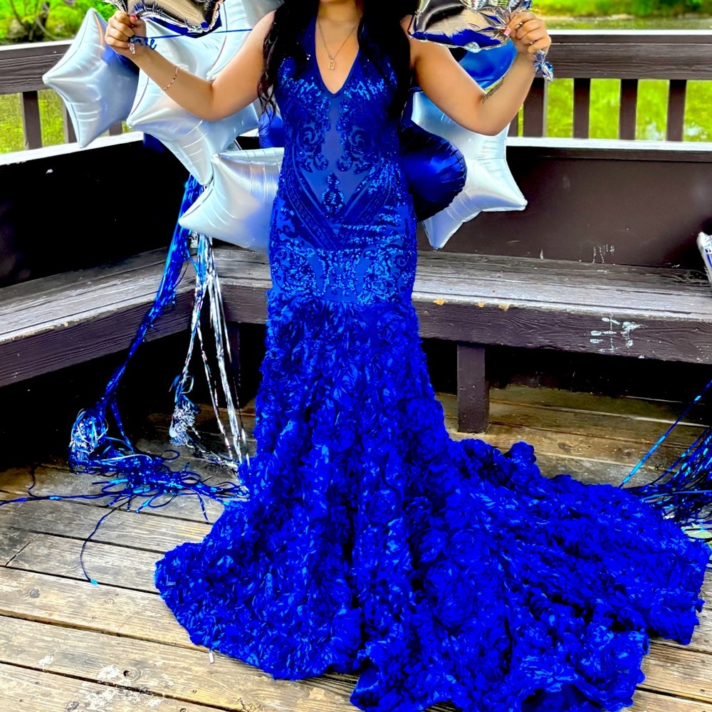 Royal Blue Custom made Prom/Formal Gown